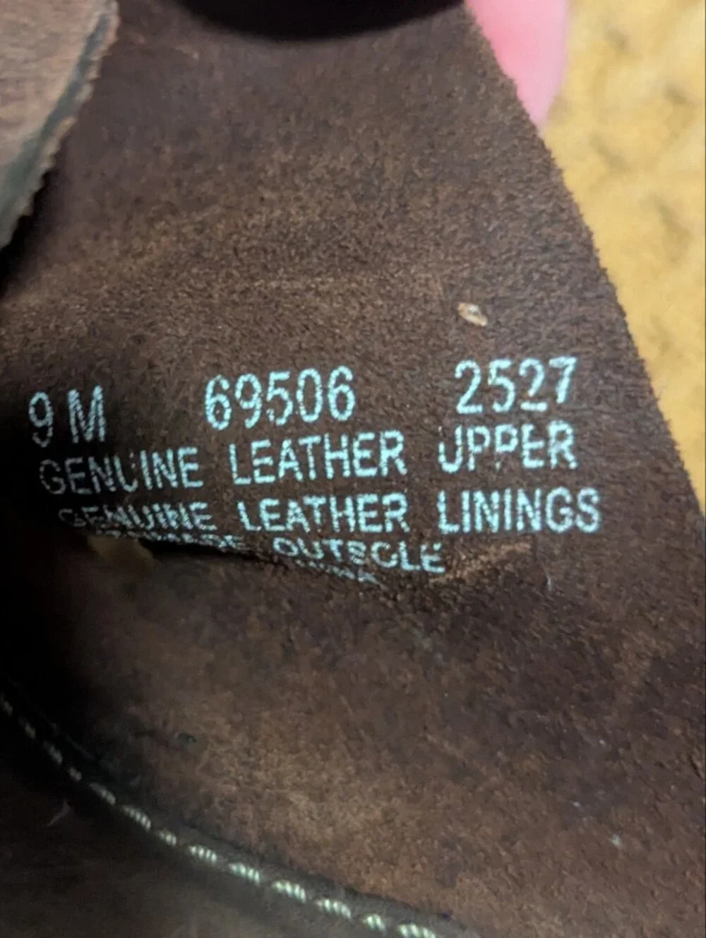 Timberland Men's Dark Brown Leather Slide Sandals, 9